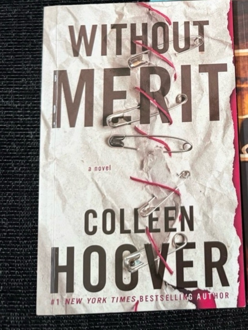 Colleen Hoover Paperback Book - Without Merit,